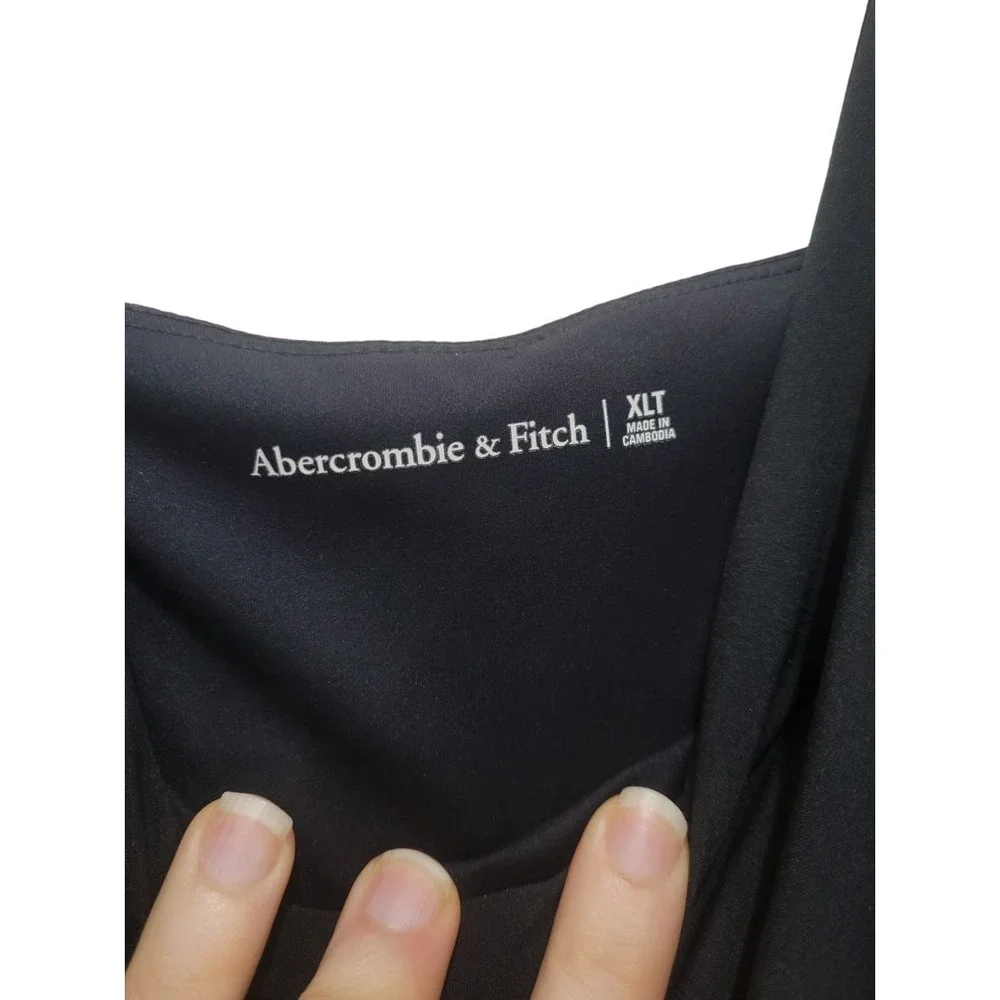 Abercrombie & Fitch Black Midi Dress - Picture 12 of 12